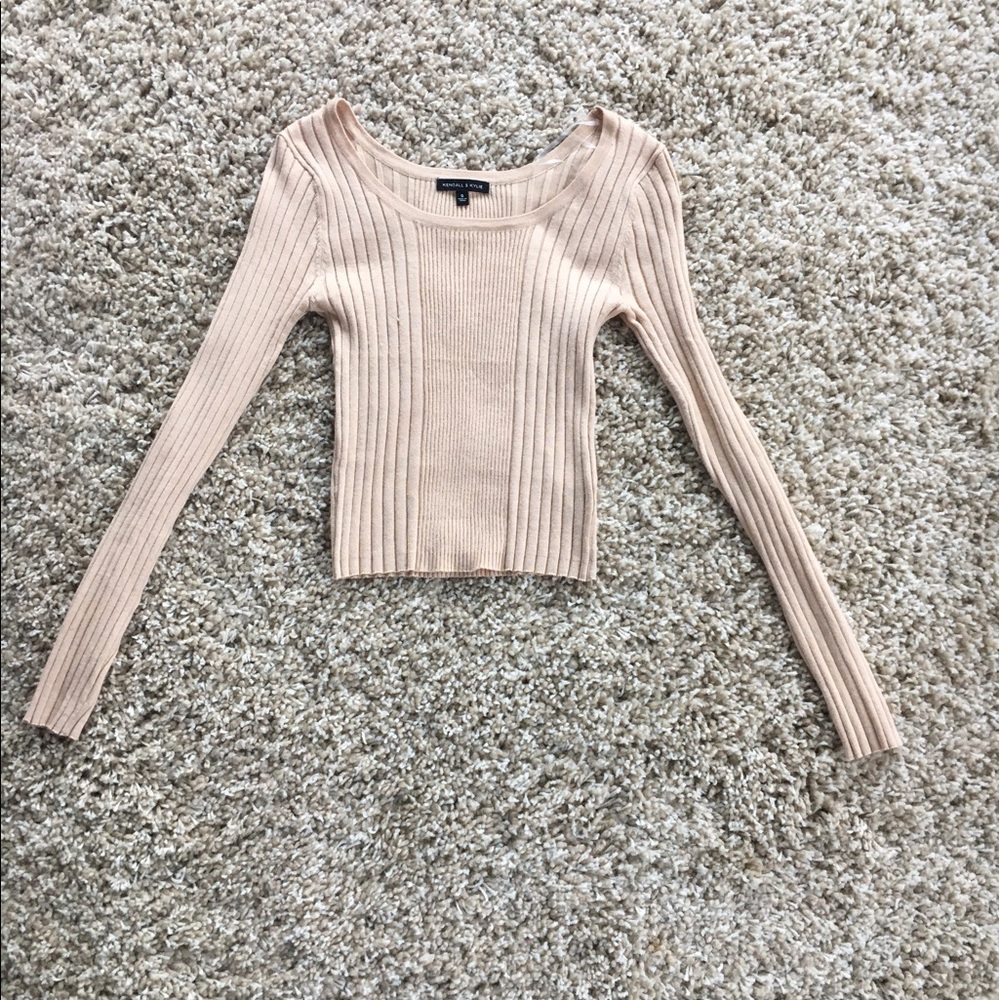 Kendall & Kylie Ribbed Sweater