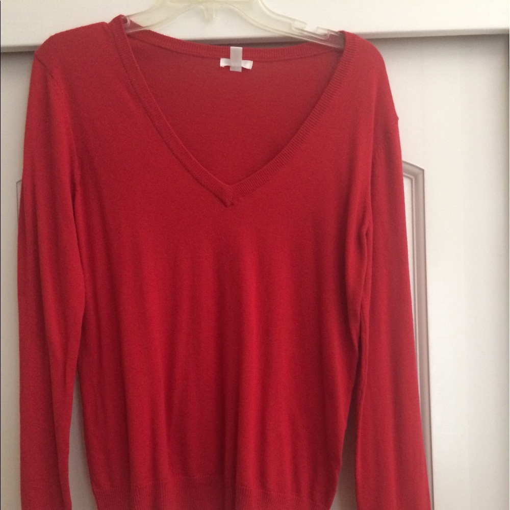 Red v-neck sweater  BP from Nordies. Never worn