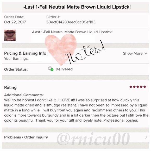 *Last 1* Essential Nude Pink Matte Fave Lipstick! - Picture 6 of 8