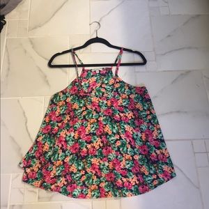 Floral tank top