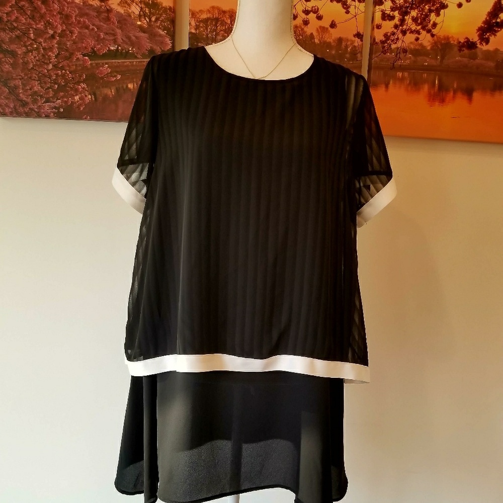 🤗SOLD!!🤗NEW! Pleated Black Dress