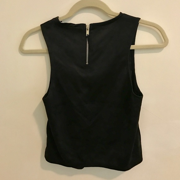 Black velvet top - Picture 2 of 2