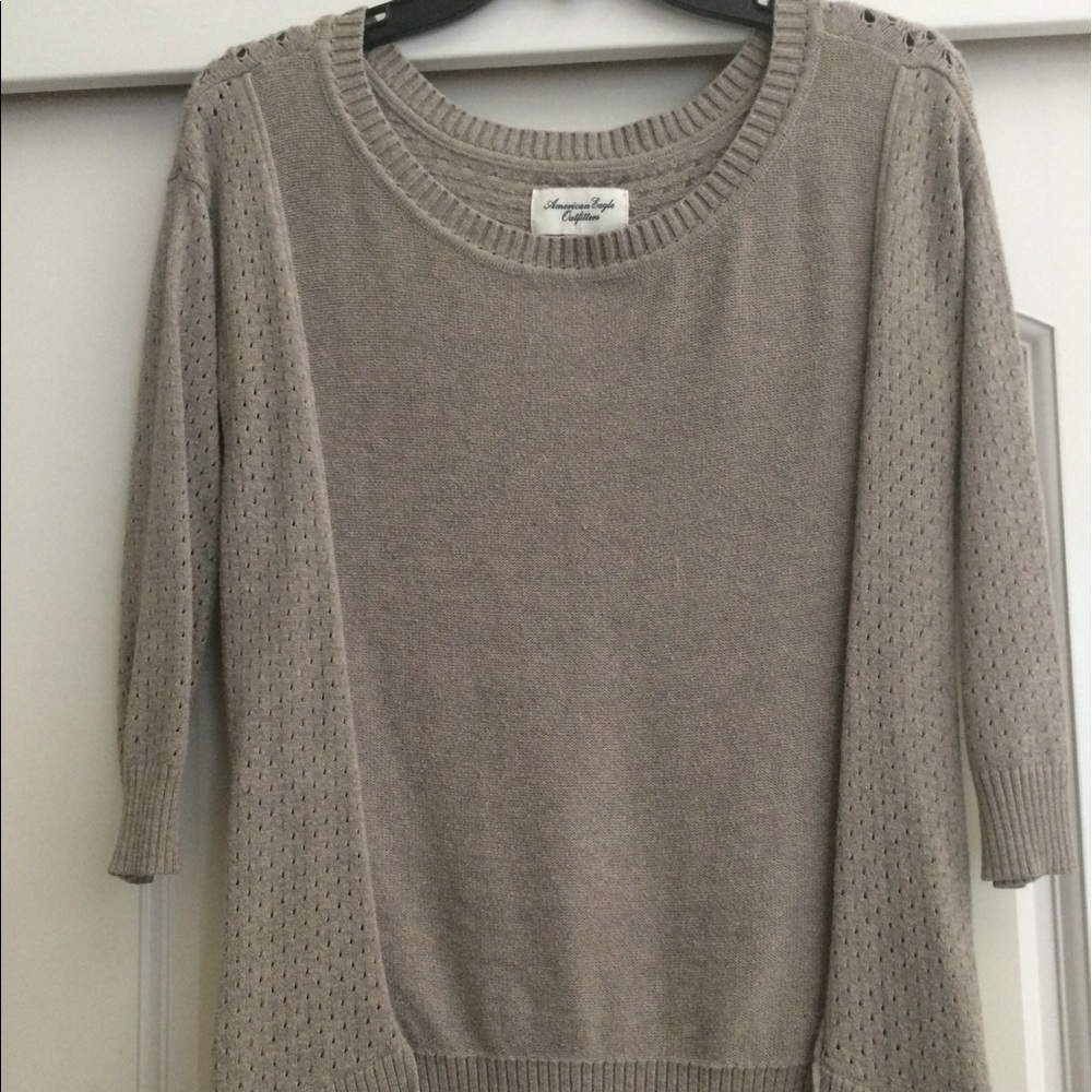 Grey cotton sweater