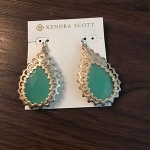 Kendra Scott Green Earrings