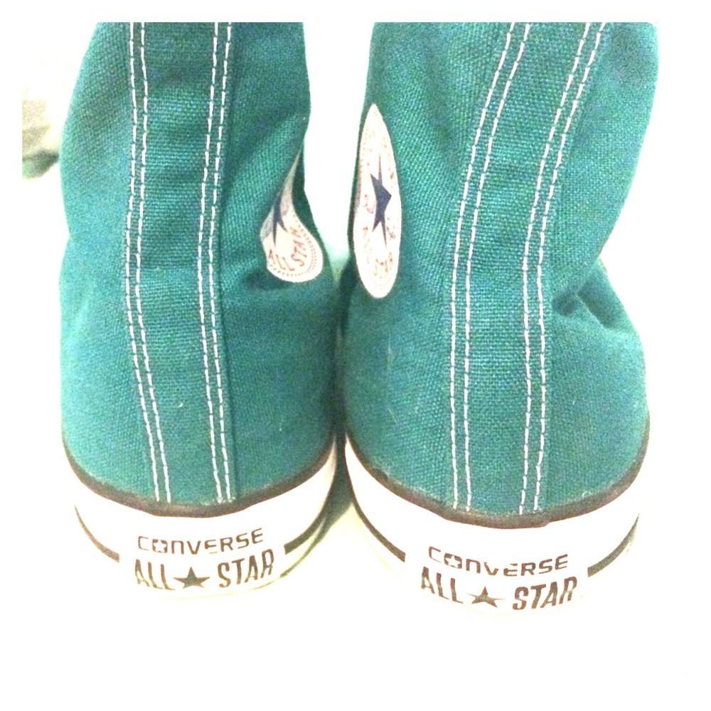 teal all star converse