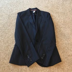 J Crew Pinstriped Blazer
