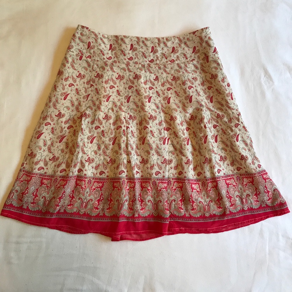 ROMY paisley print skirt M