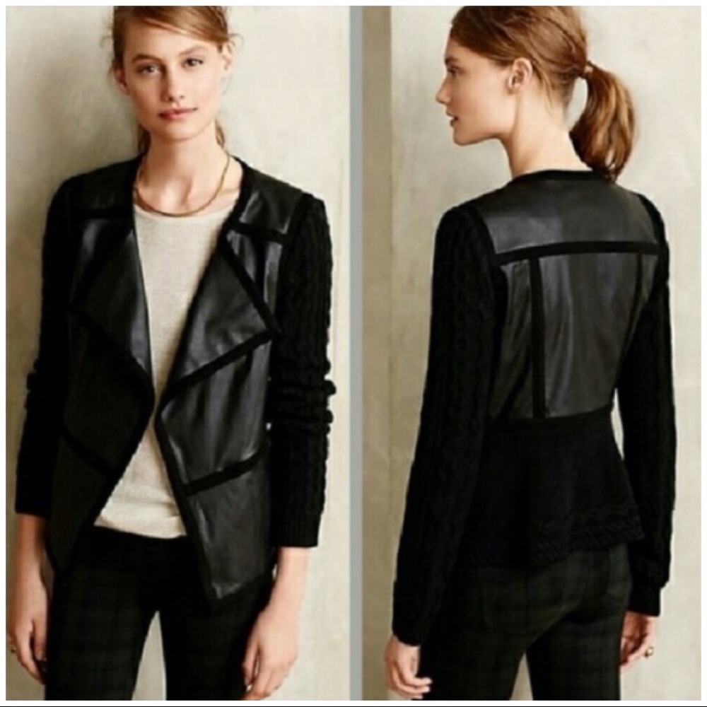 Anthropologie Elevenses Hiroumi moto jacket • nwt
