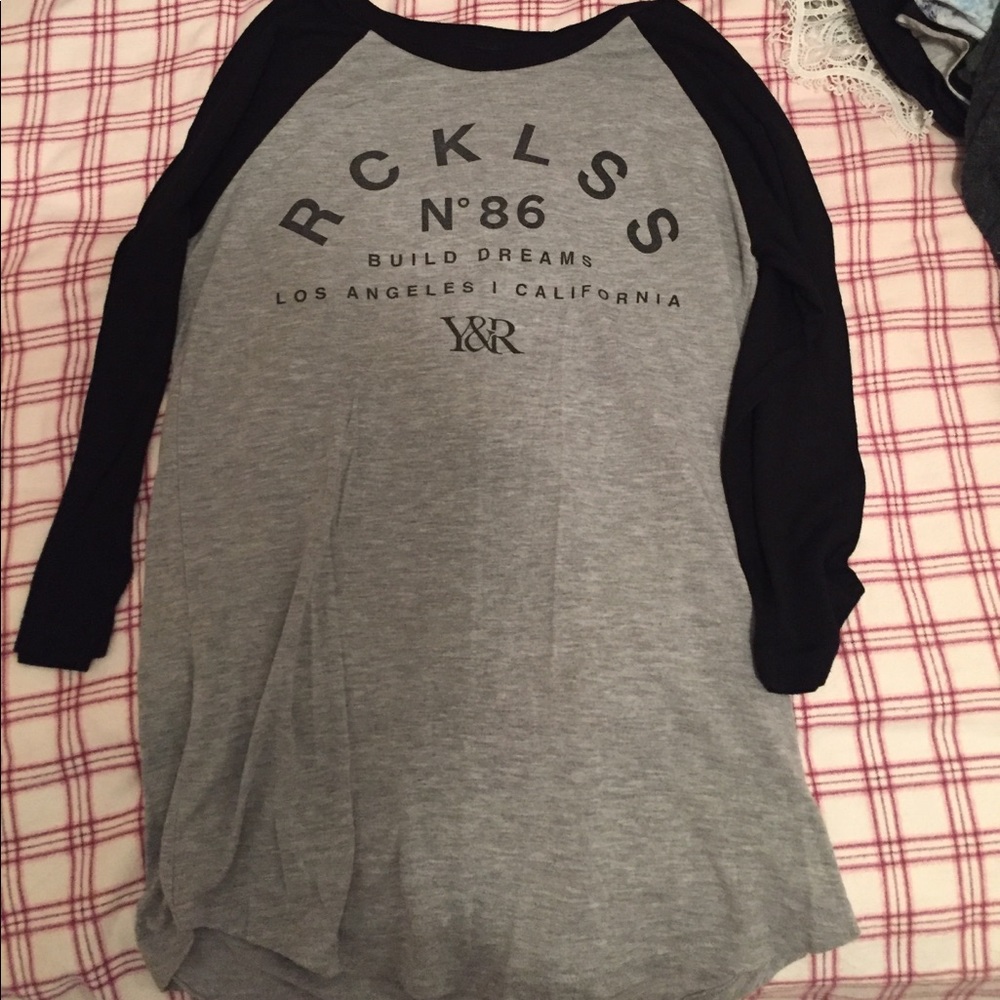 Young and reckless baseball tee!