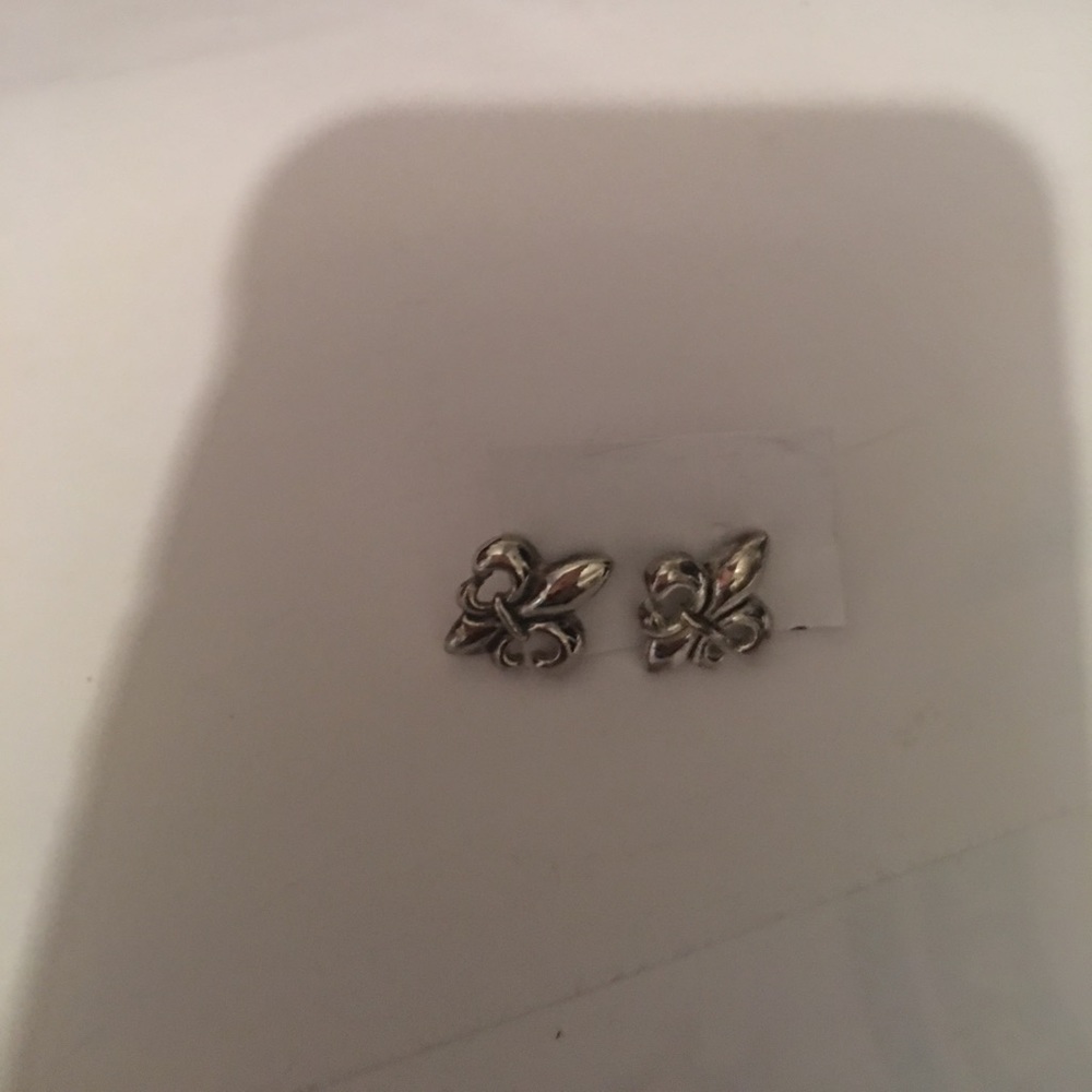 Silver earrings