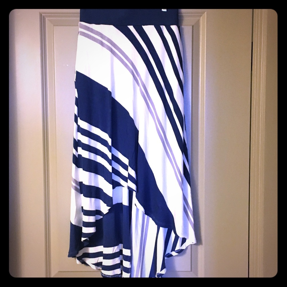 Bordeaux cotton asymmetrical skirt