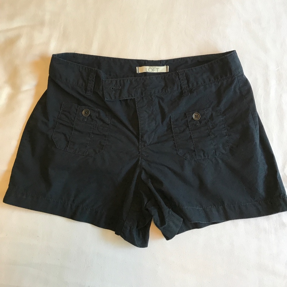LOFT navy shorts size 2