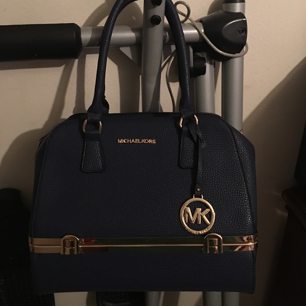 Navy blue purse