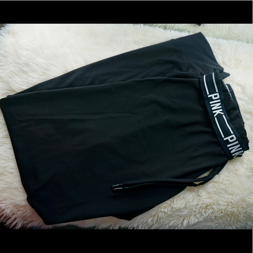 PINK Victoria's Secret Black Joggers