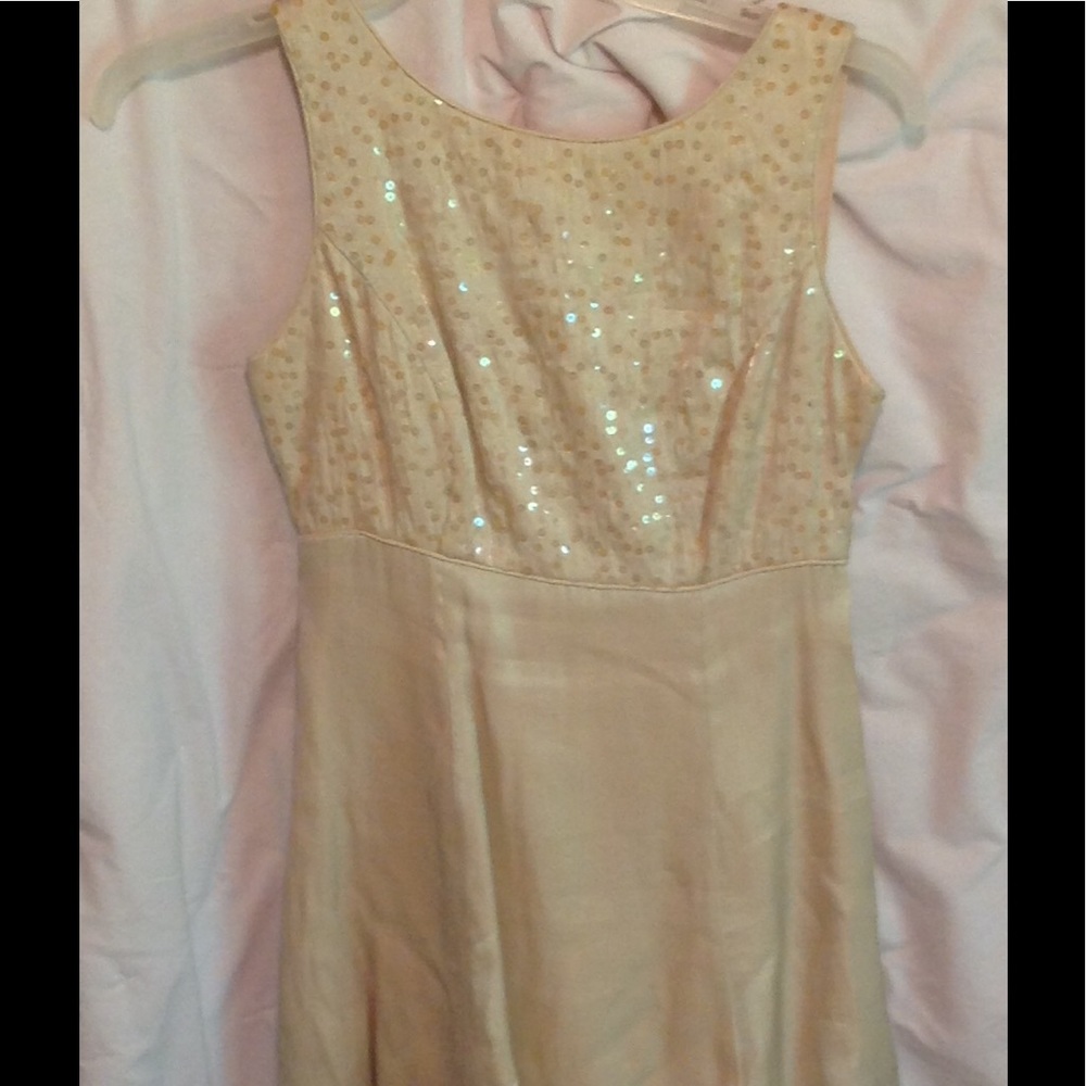 Cream Babydoll dress