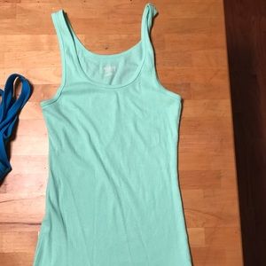 4 Mossimo ribbed tanks