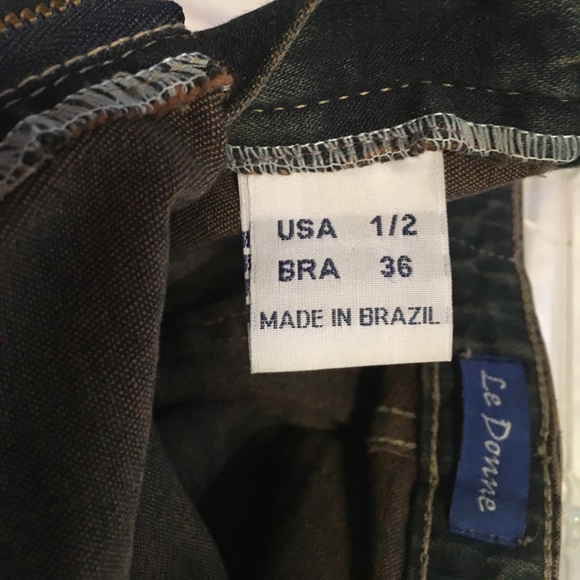 Preowned Brazilian Fashion bell bottom jeans - Picture 6 of 7