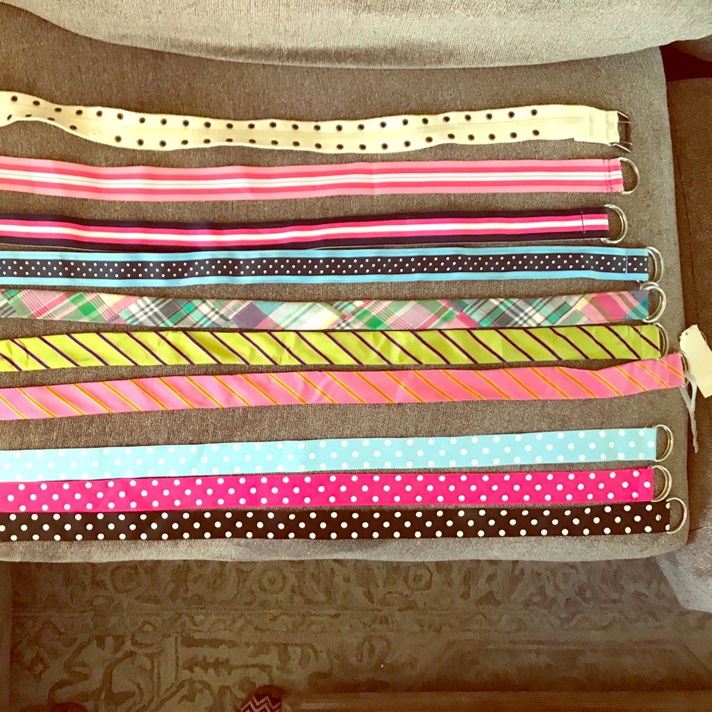 Lot of belts