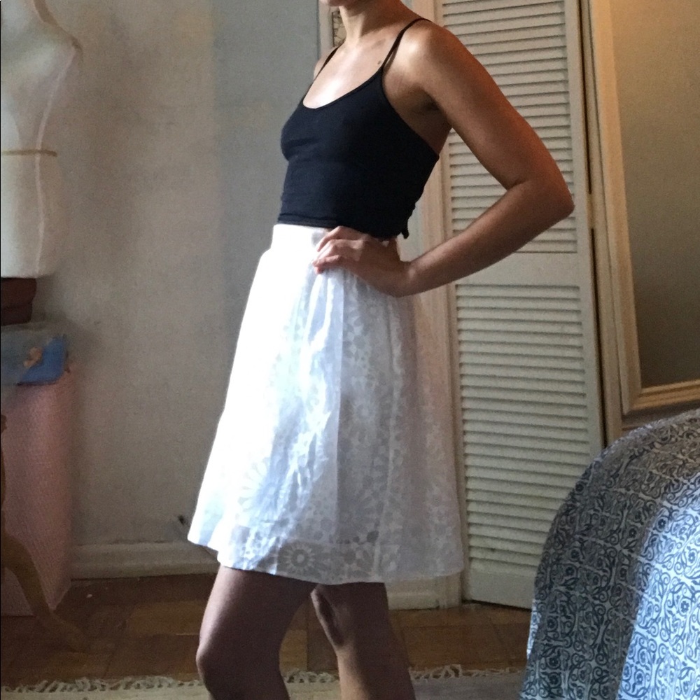 Elizabeth and James risley Floral Embroidery Skirt