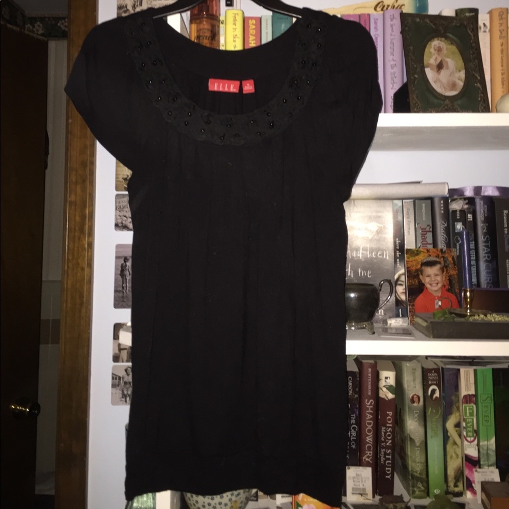 Black with Flowers Shirt.