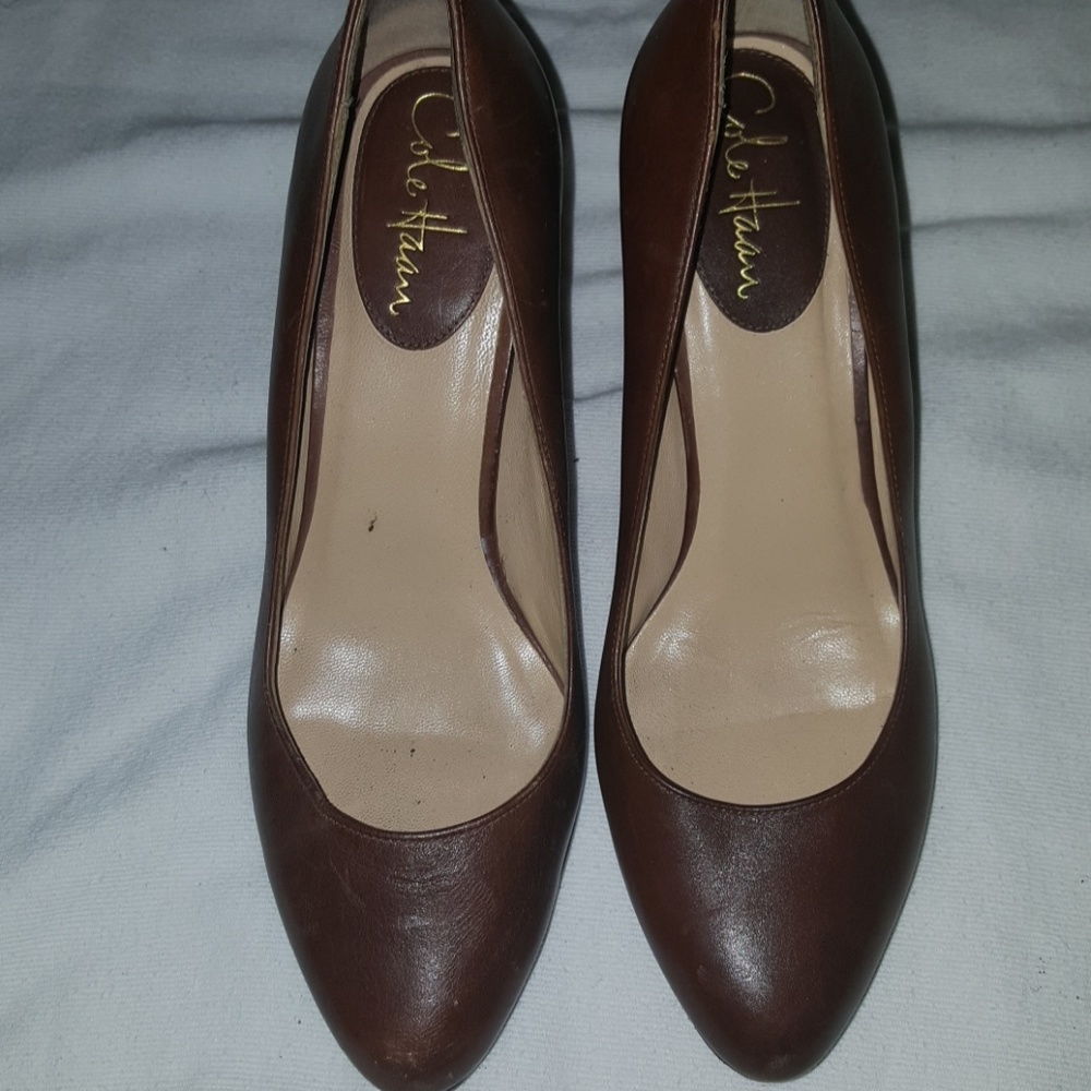 leather platform cole hann