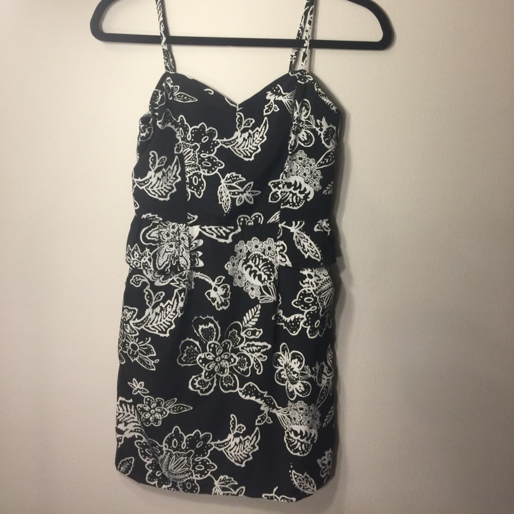 Black and white dress