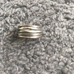 Stacked James Avery ring