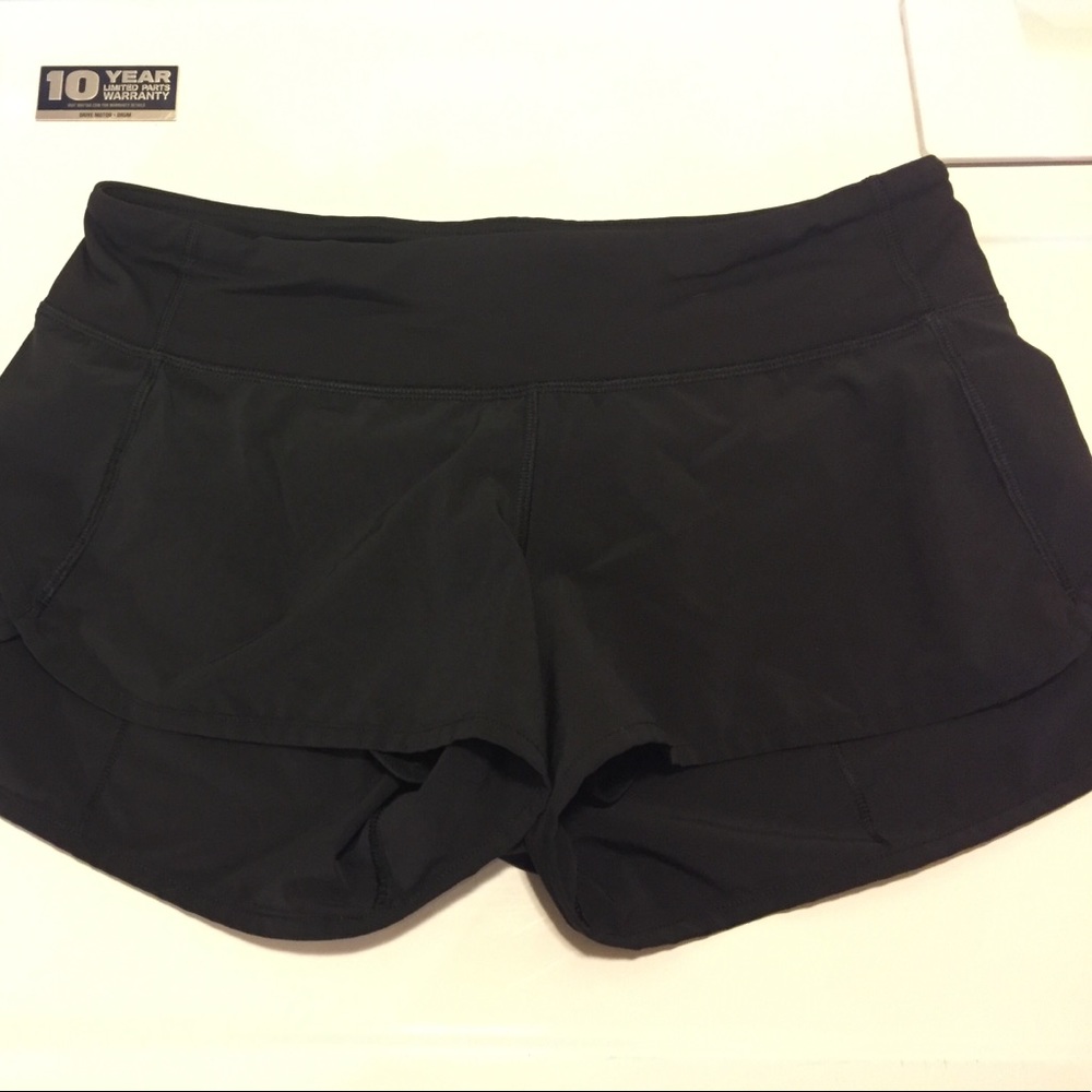 Black Lululemon shorts