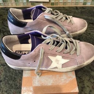 Golden Goose Superstar Sneakers Size 37 In Glicine