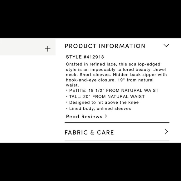 Ann Taylor mosaic lace shift dress - Picture 8 of 8