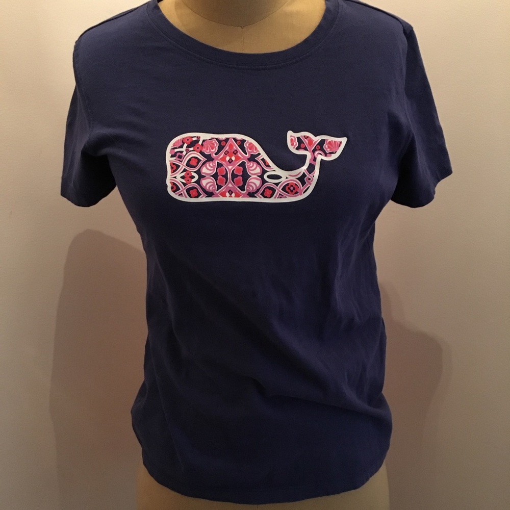 Short Sleeve Navy Vineyard Vines T Shirt