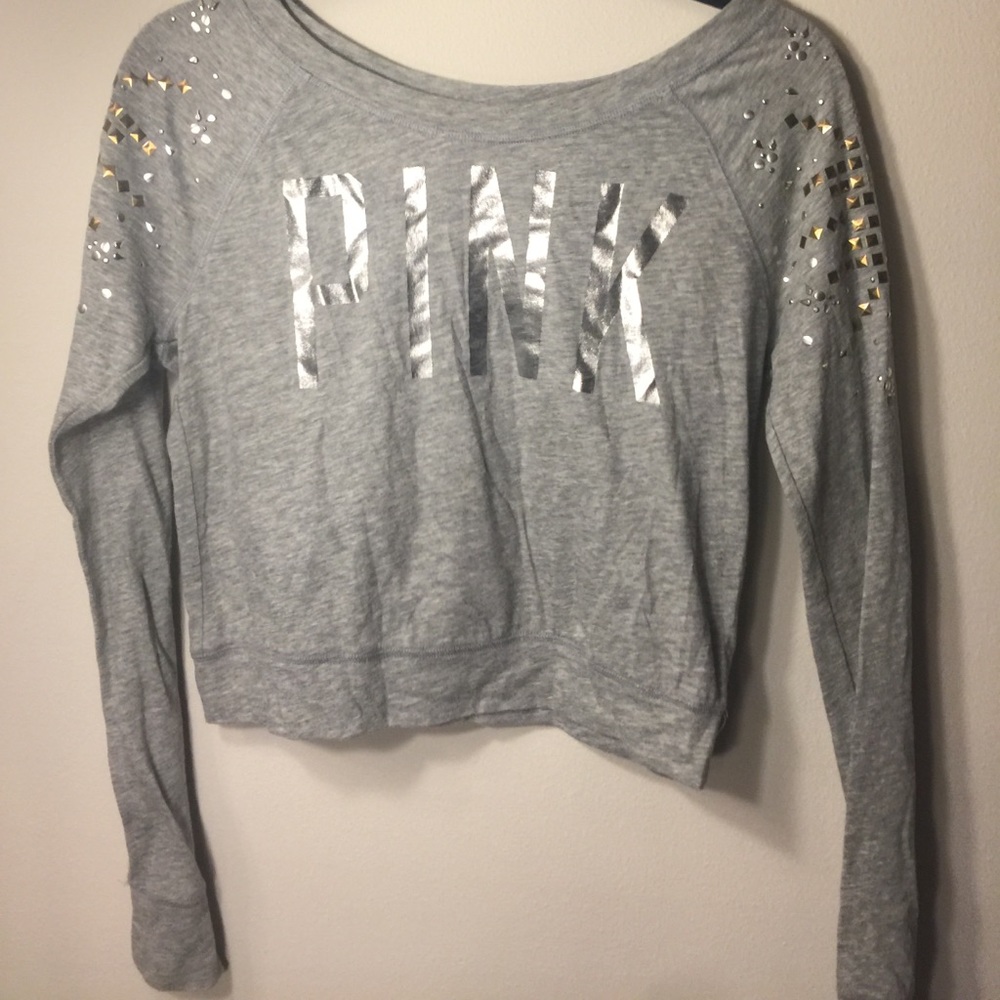 Cropped long sleeve shirt