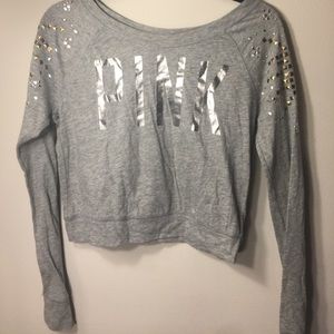 Cropped long sleeve shirt