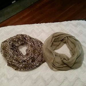 Set of 2 Infinity Scarves