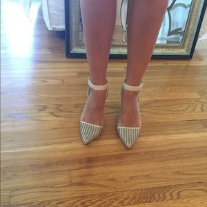 BCBG grey heels