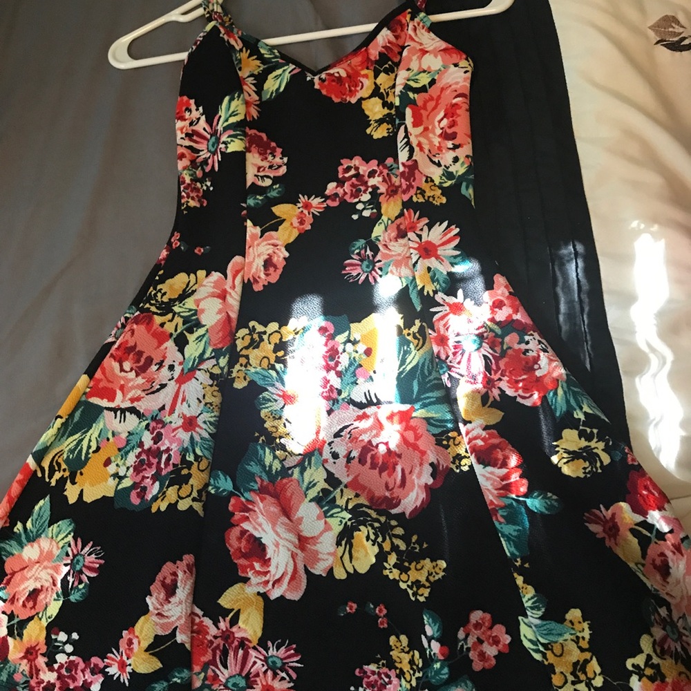 Floral skater dress