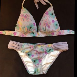 Victoria's Secret bikini set, lilac floral, small