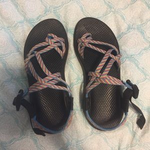 Size 8 rainbow chacos