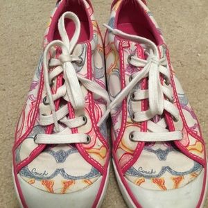 Coach Poppy Tennis Shoes sz 9