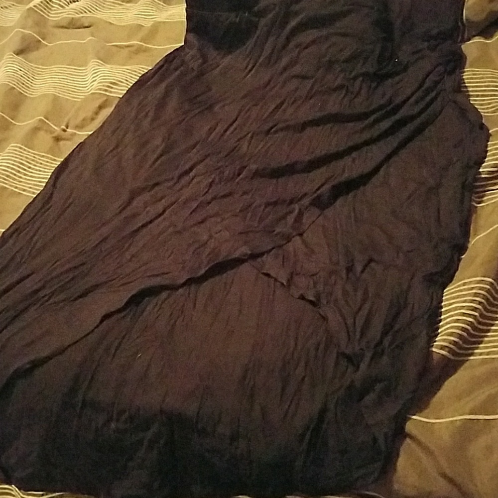 Black maxi skirt