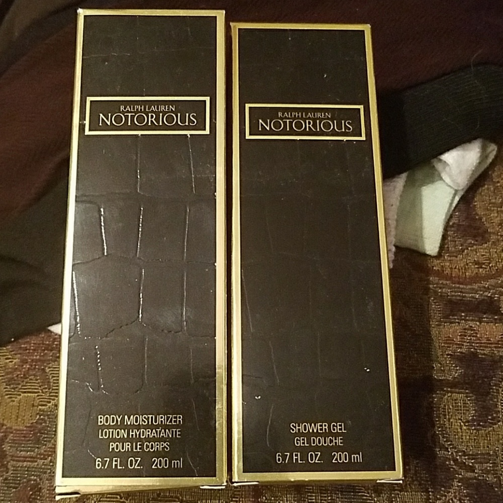 Ralph Lauren Moisturizer and Shower Gel