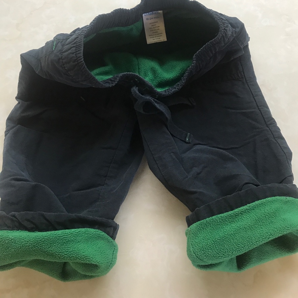 Bundle of fleece pants and Polyester Camo