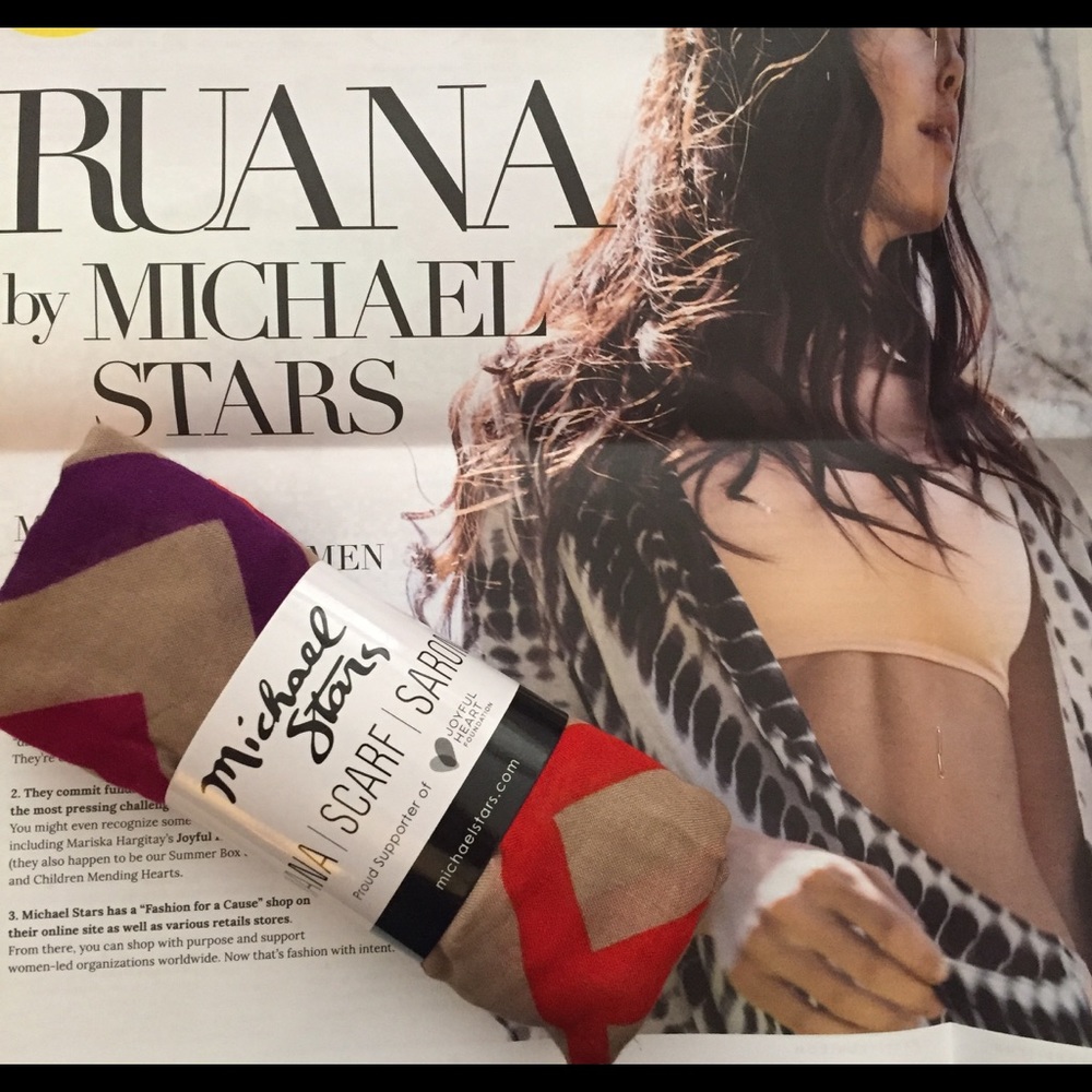 Michael Stars Ruana Scarf Sarong Shawl