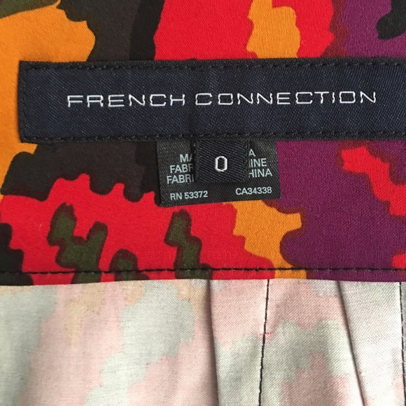 [76] FRENCH CONNECTION Multi Color Skirt - Picture 3 of 3