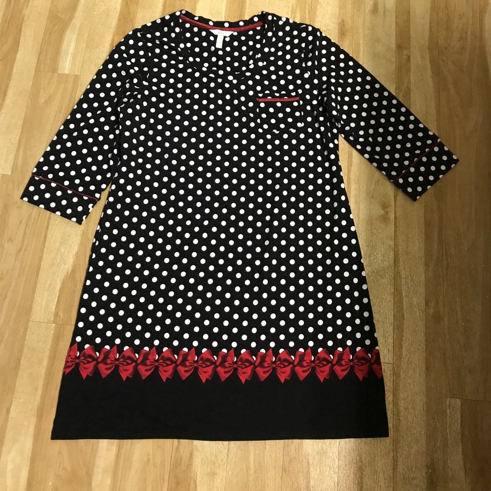 Soma Embraceable 3/4 Sleeve sleep shirt, size L