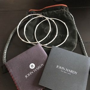 John Hardy Bamboo Bangles -Set of 3