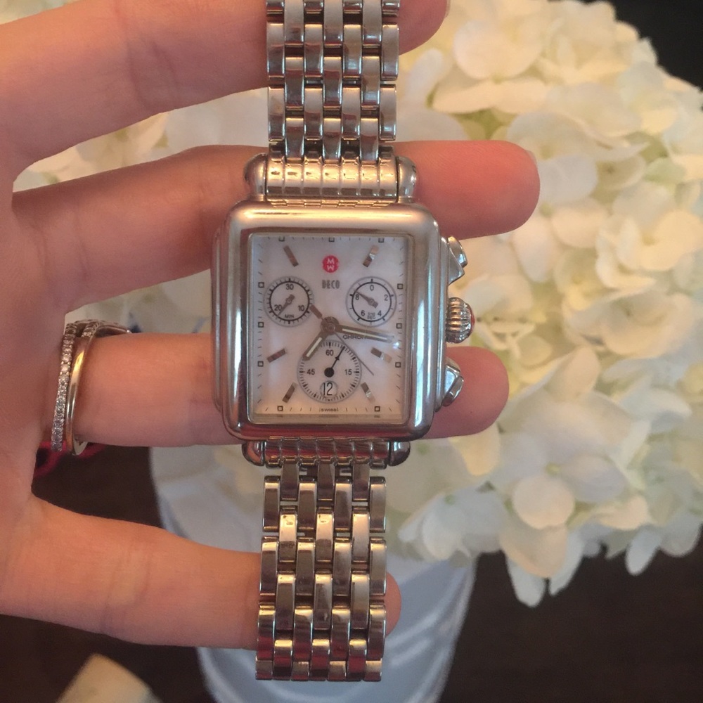 Michele Deco Mother of Pearl Watch 16mm