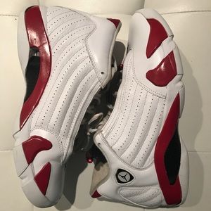 Air Jordan Retro 14s candy cane sz 9.5