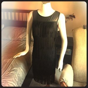Black Flapper Dress 1920s