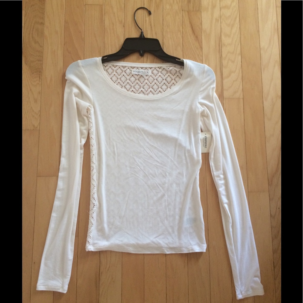 BRAND NEW WITH TAG Aeropostale White Long Sleeves